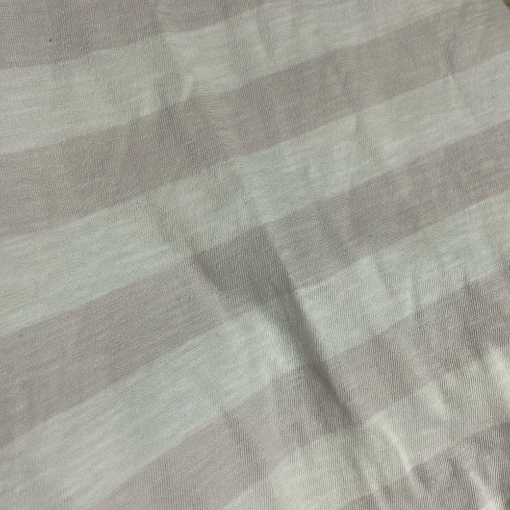 J. Crew size XL organic slub tee in white and purple stripe boxy fit